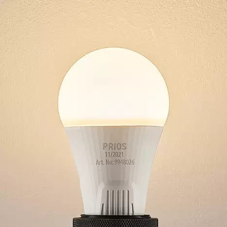 PRIOS LED bulb E27 A60 15 W white 3,000 K